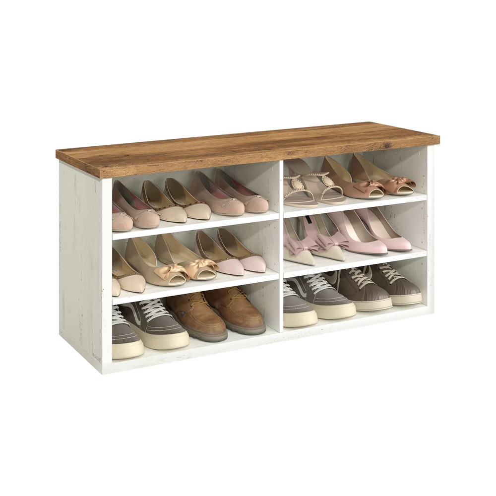 Liry Collection - Shoe Storage Bench with Optional Cushion