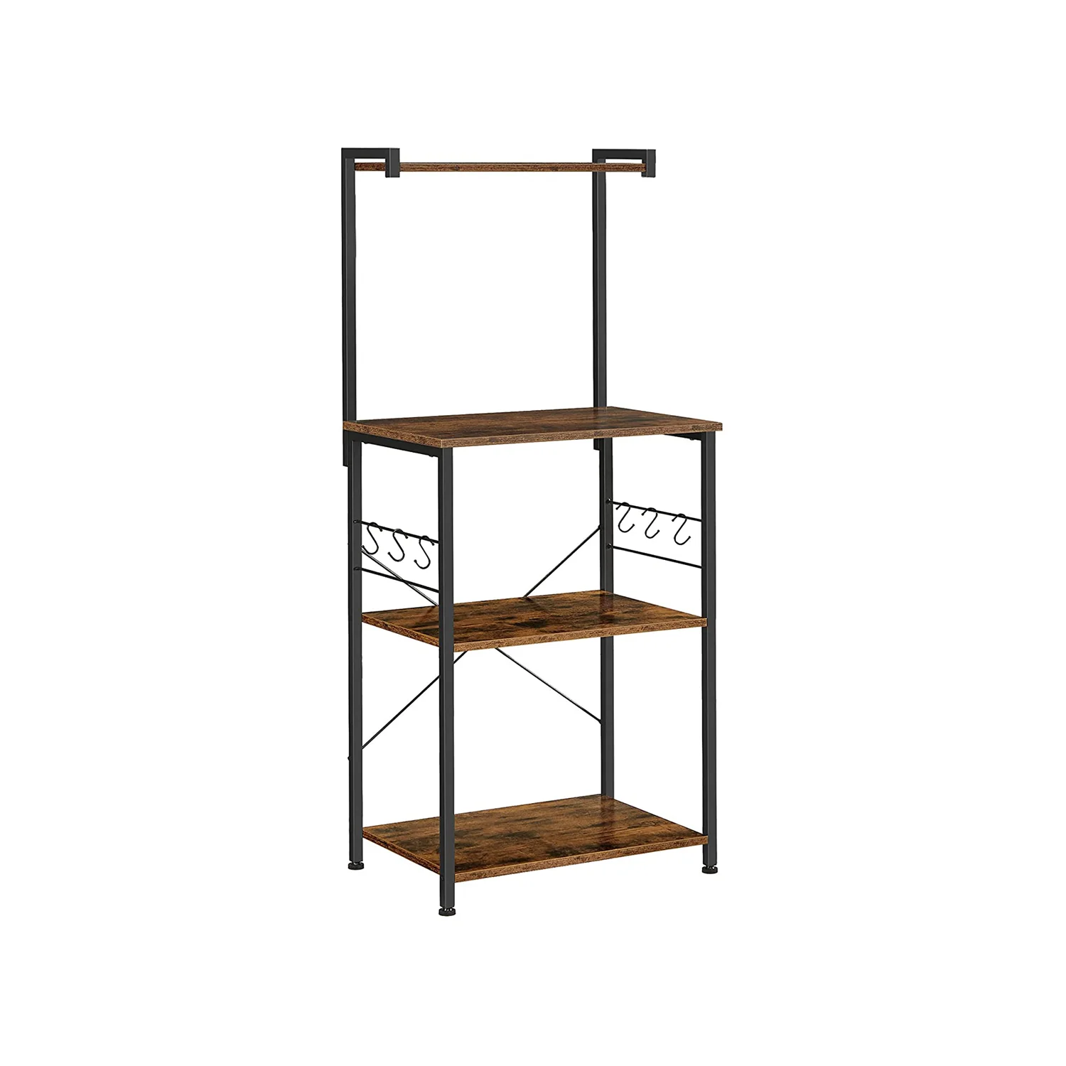 Microwave Oven Stand with Storage Shelves - Image 2