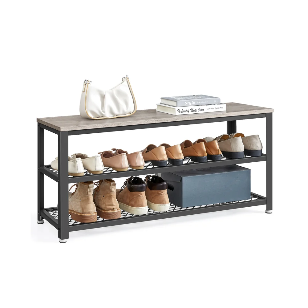 Daxton Collection - 3-Tier Shoe Storage Bench