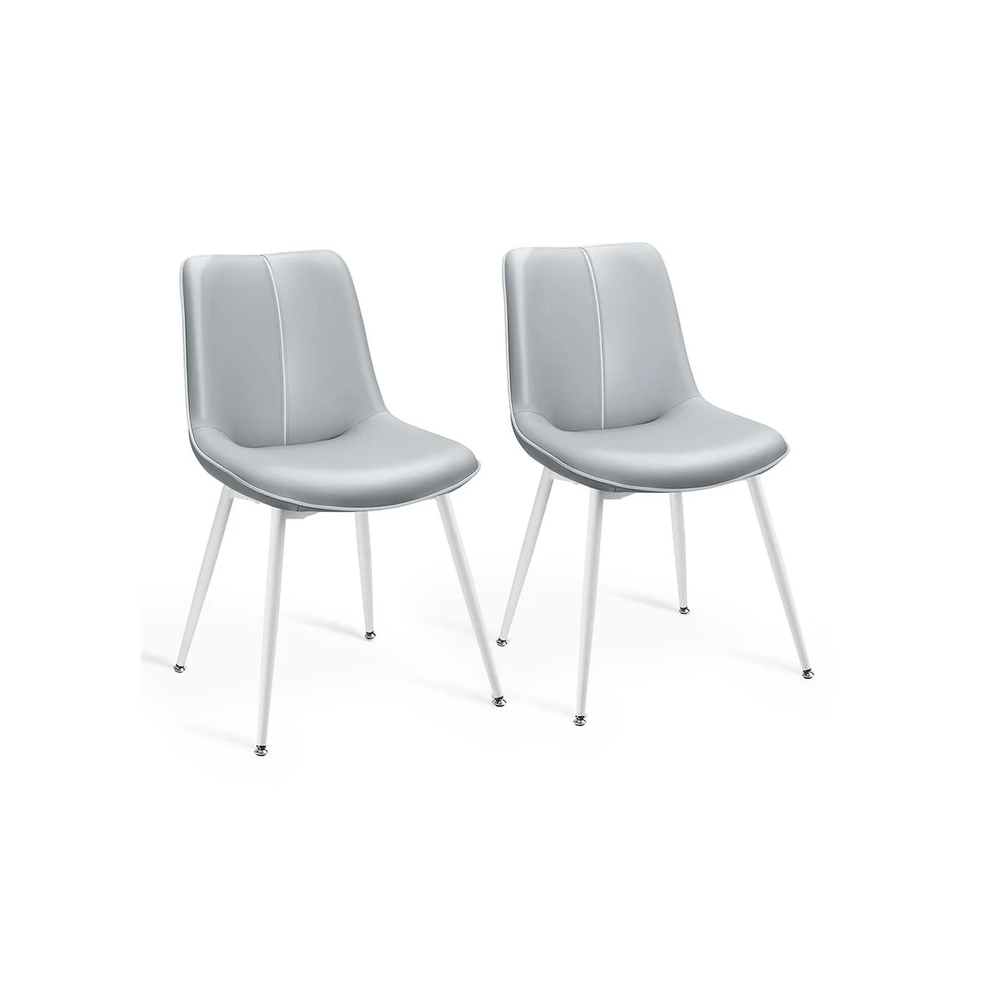 Leather Dining Chairs Set - Image 2