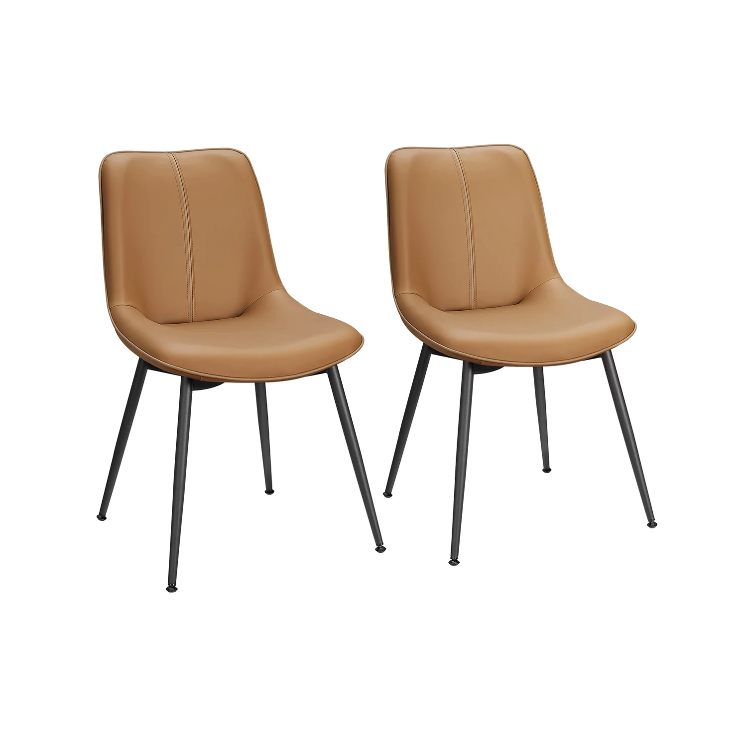 Leather Dining Chairs Set - Image 3