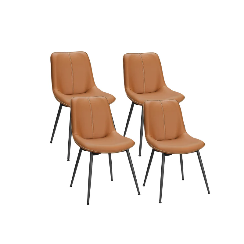 Leather Dining Chairs Set - Image 6