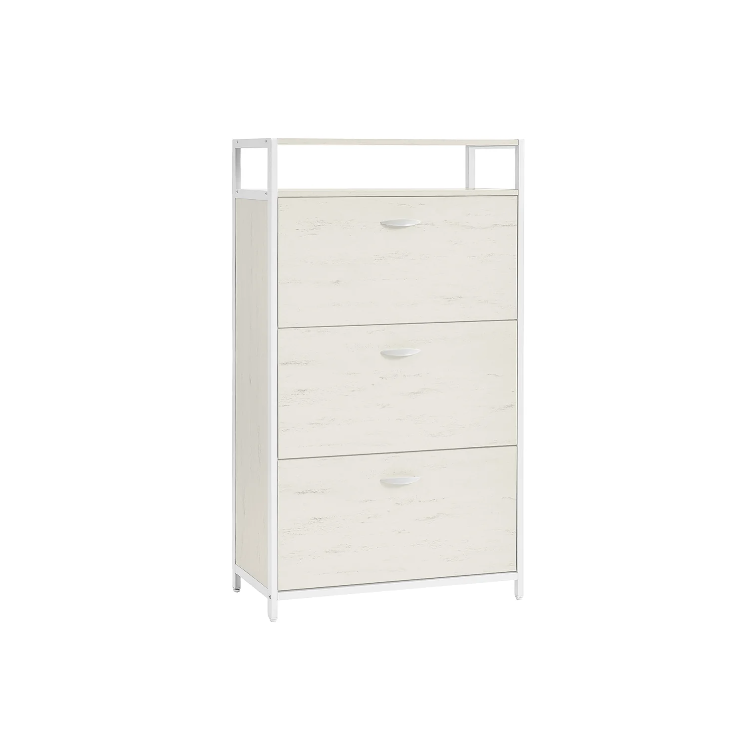 Shoe Cabinet with 3 Flip Drawers