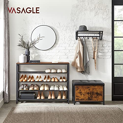 Shoe Rack Organizer with 2 Drawers and 4 Shelves - Image 2