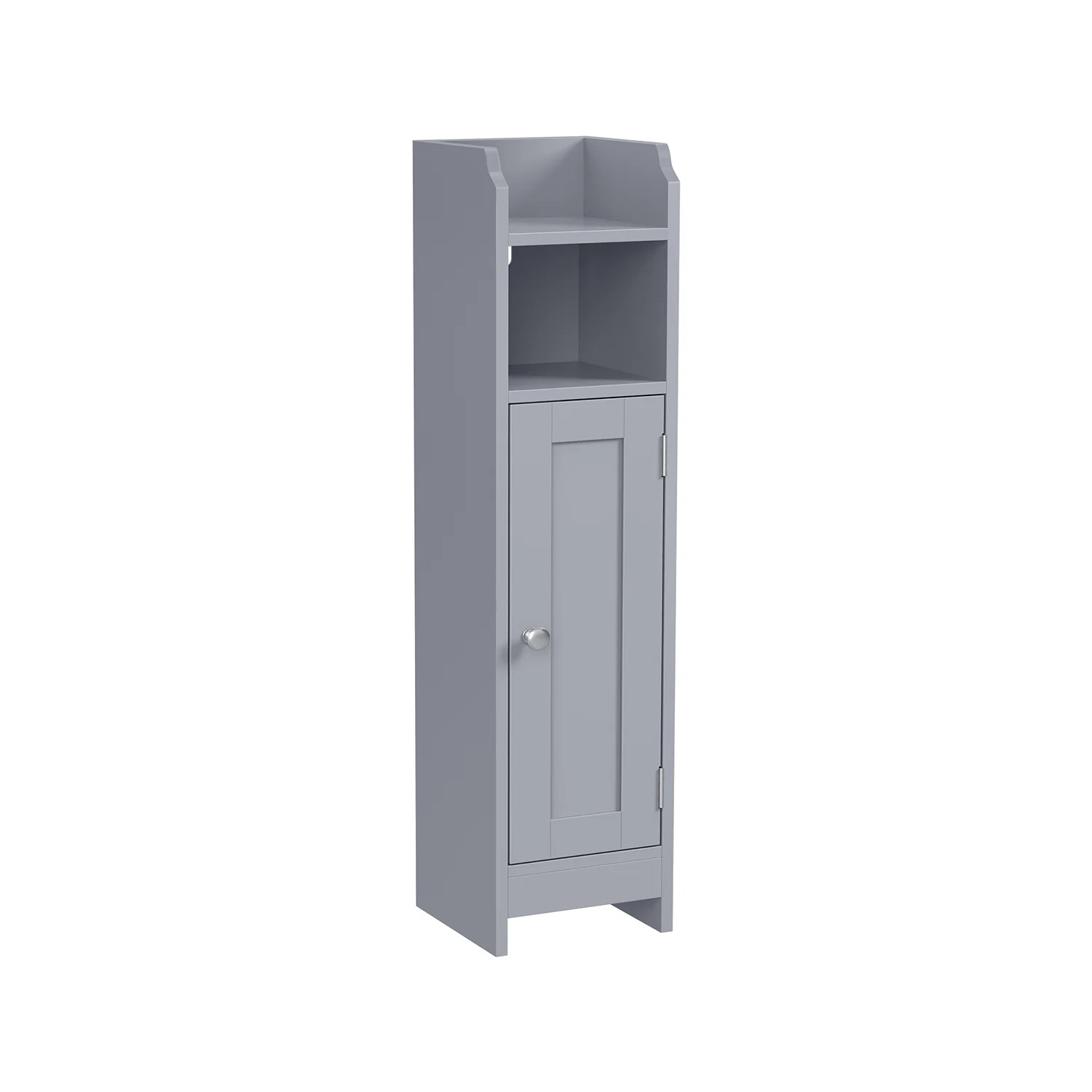 Small Bathroom Storage Corner Floor Cabinet - Image 2