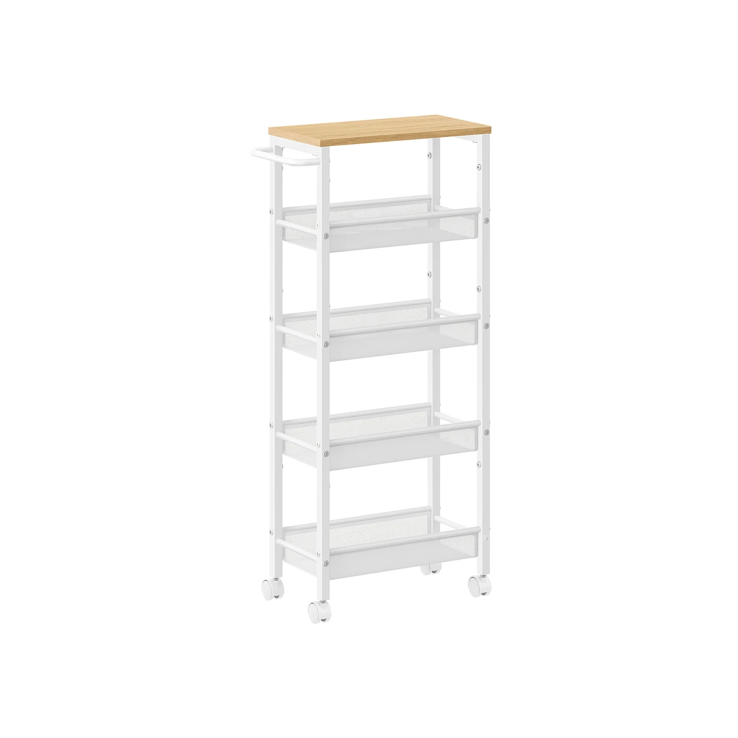 Slim Rolling Cart with Handle - Image 10