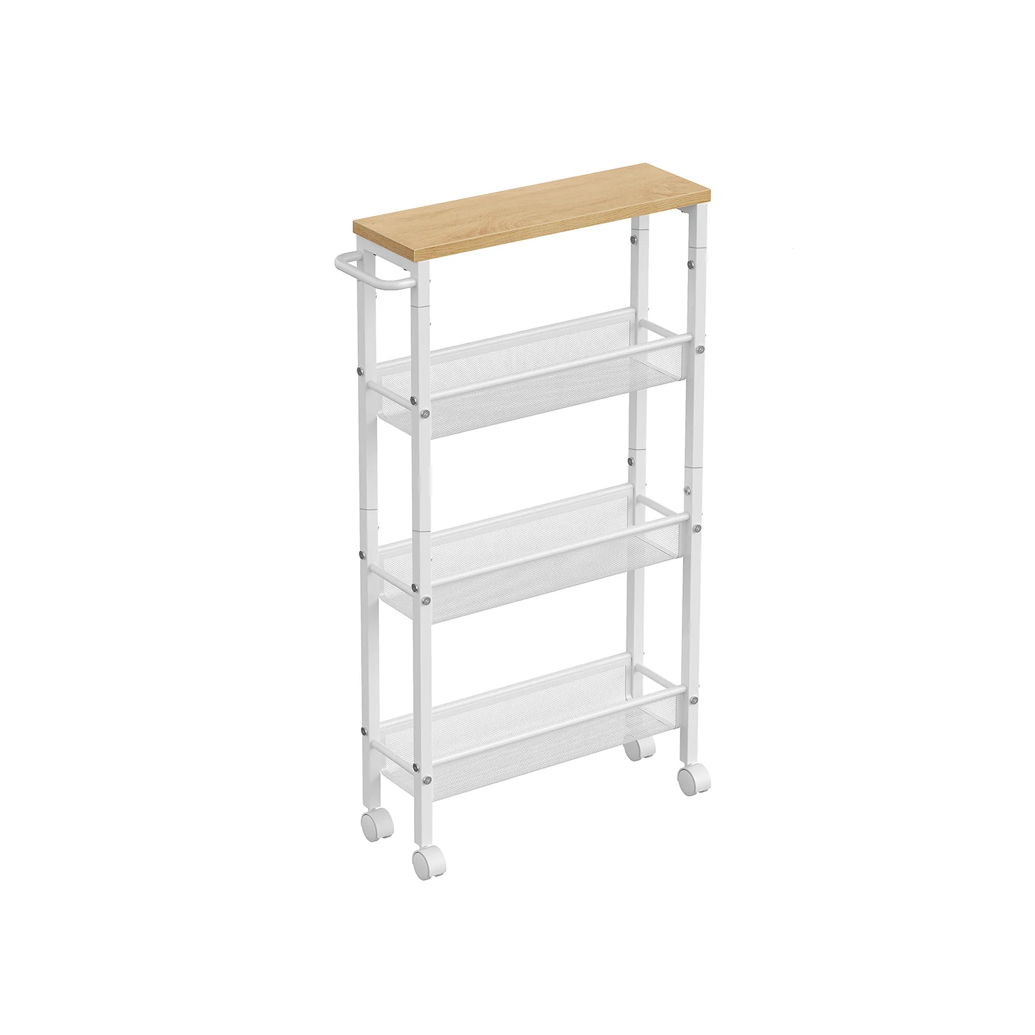 Slim Rolling Cart with Handle - Image 2