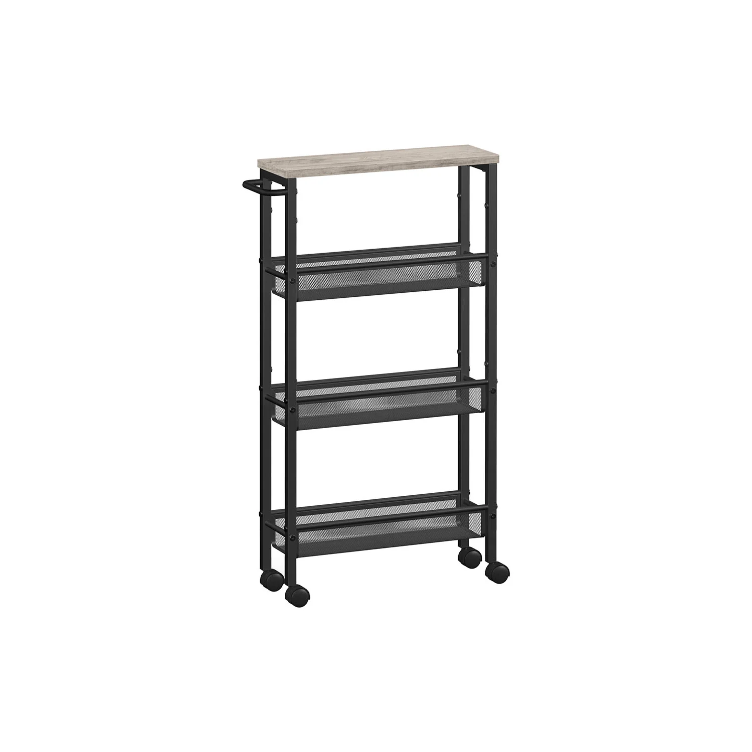 Slim Rolling Cart with Handle - Image 3