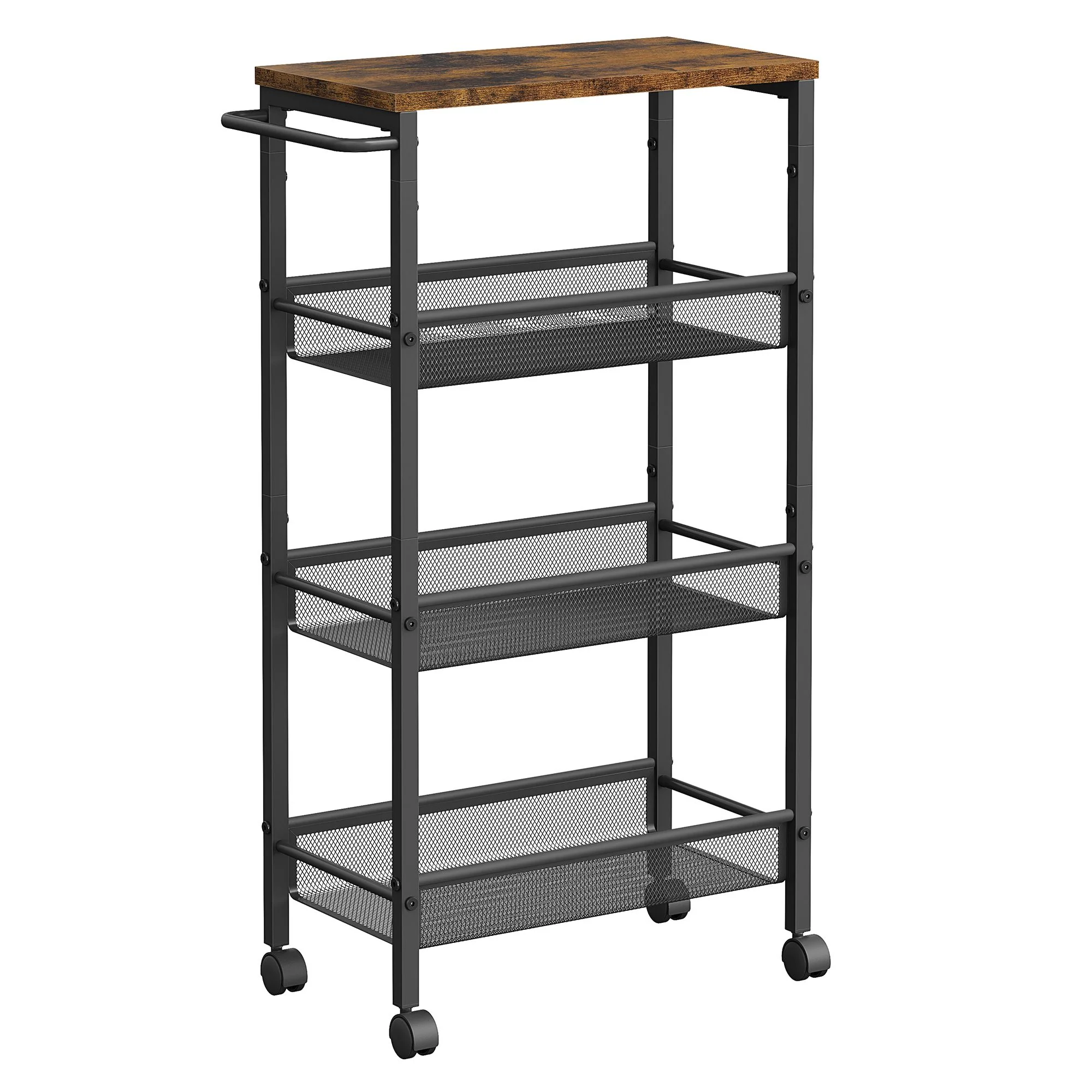 Slim Rolling Cart with Handle - Image 5
