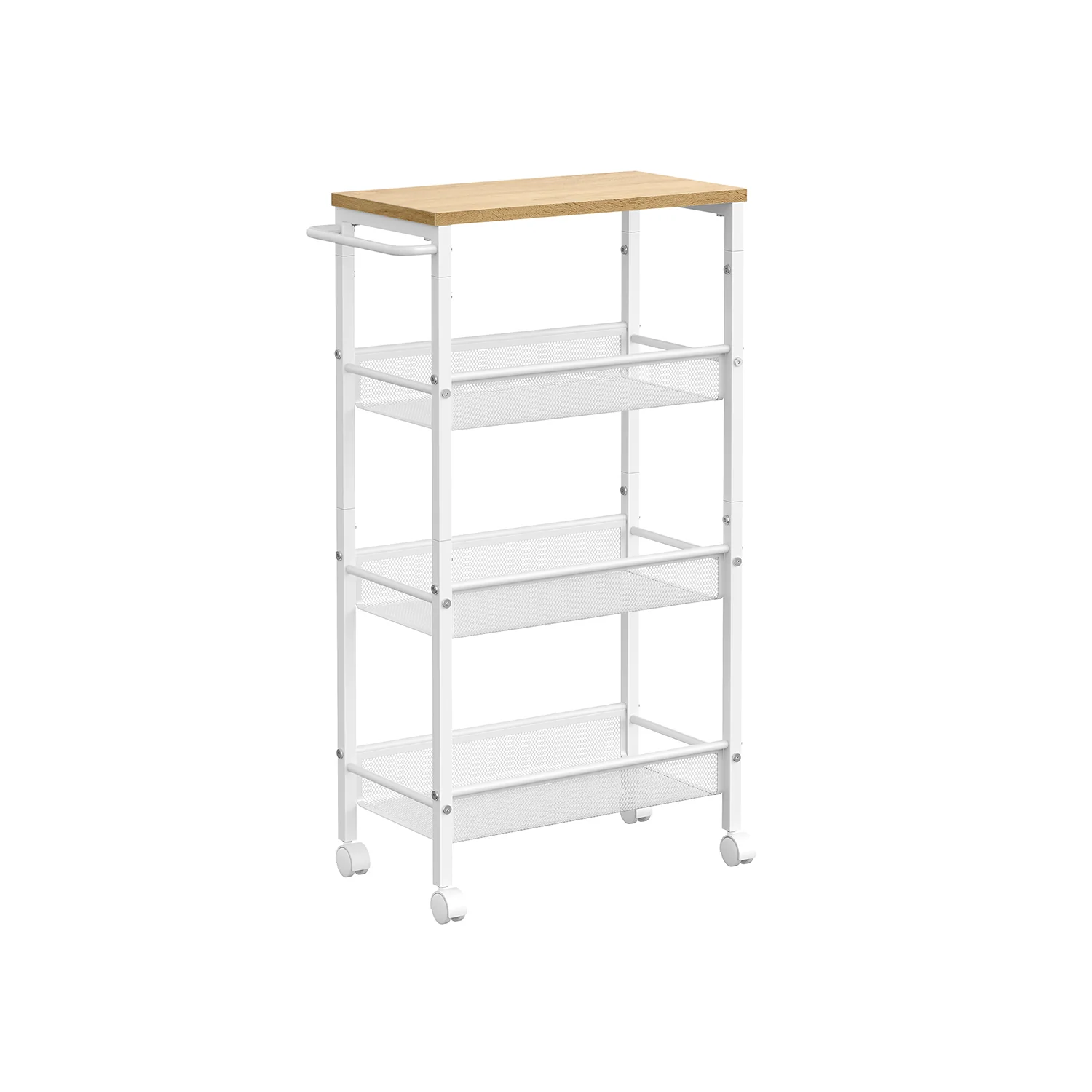 Slim Rolling Cart with Handle - Image 6