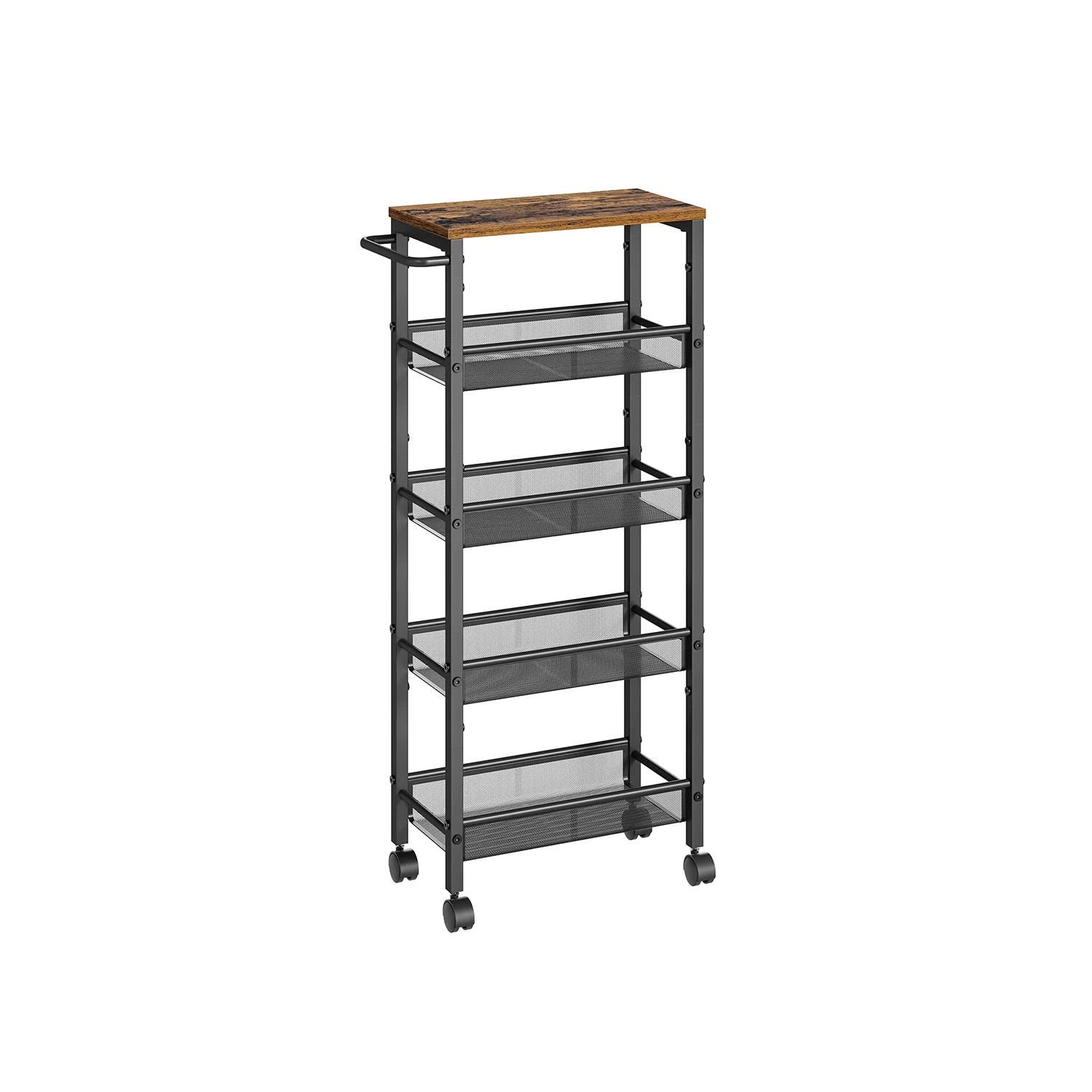Slim Rolling Cart with Handle - Image 9
