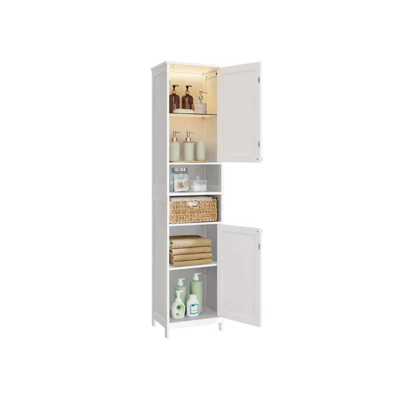 Narrow Cabinet with Adjustable Shelves - Image 3