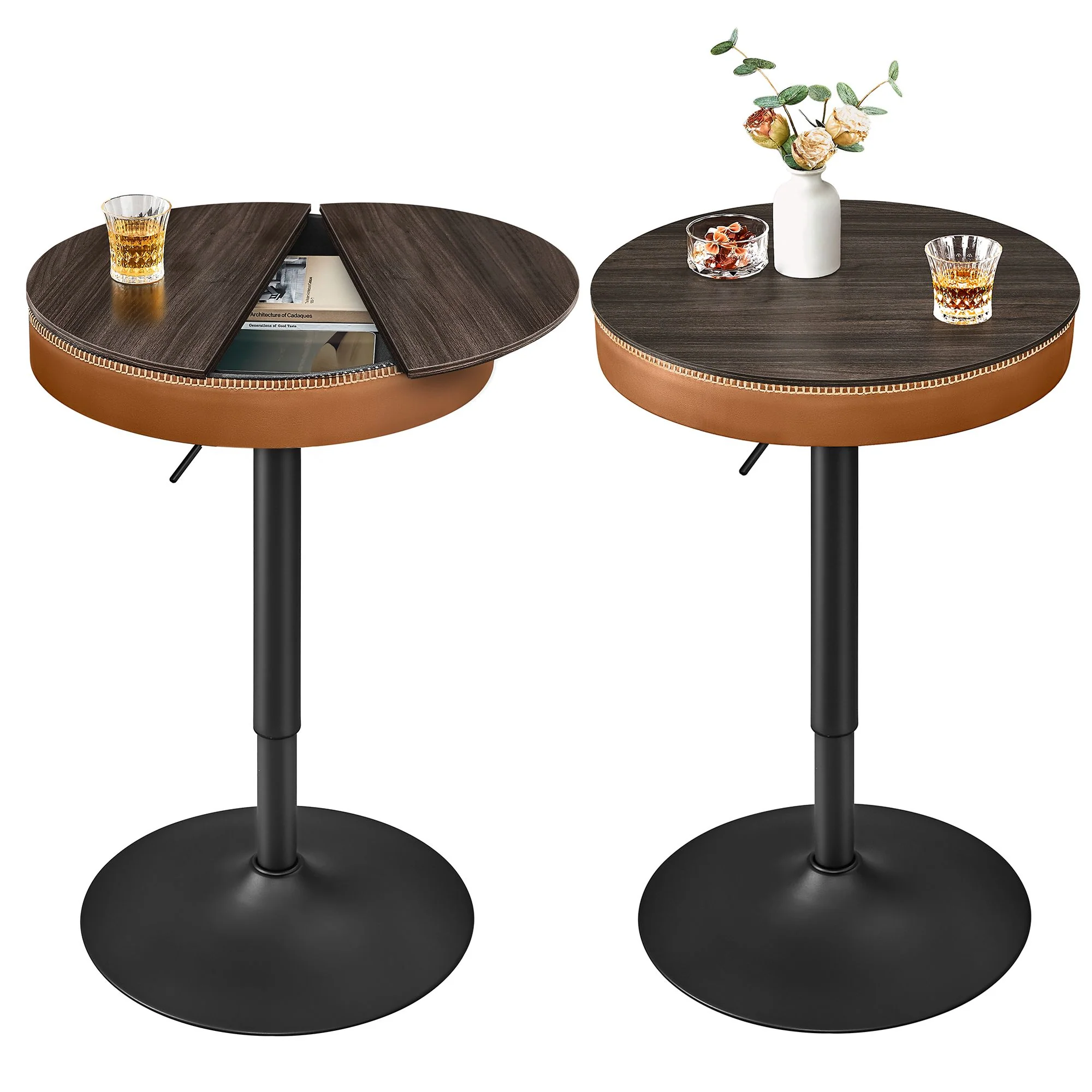 VASAGLE EKHO Collection - Height Adjustable Bar Table Set of 2 - Image 2