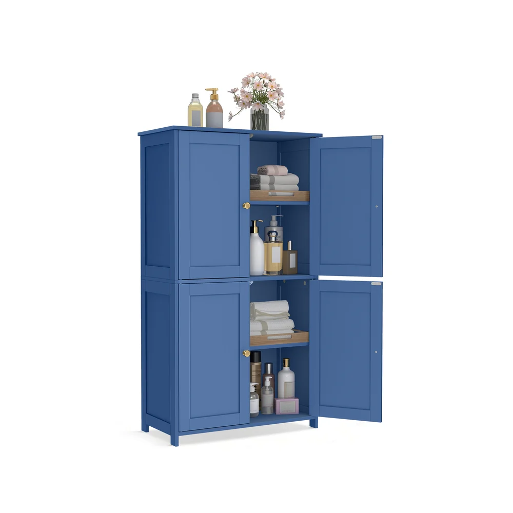 VASAGLE Floor Storage Cabinet with Adjustable Shelves and Doors - Image 3