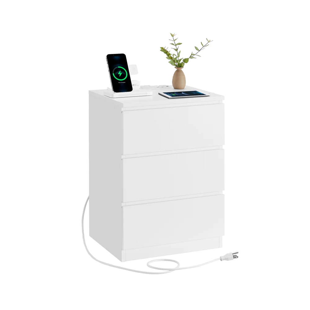 Kailyn Collection - Nightstand with Charging Station