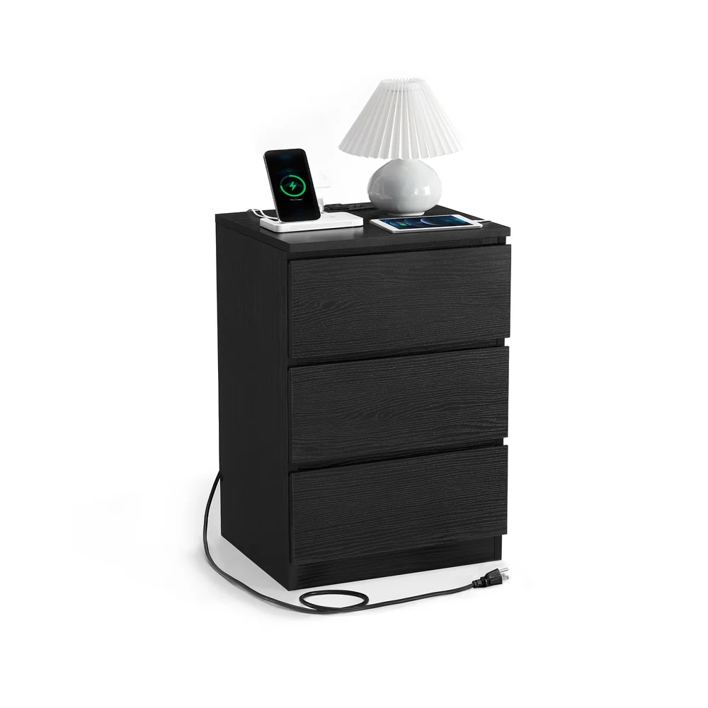 Kailyn Collection - Nightstand with Charging Station - Image 2