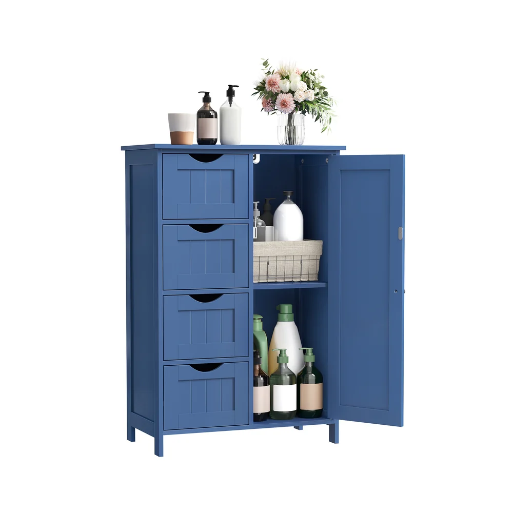 Sofie Collection - Storage Cabinet with Drawers, Freestanding Floor Cabinet with Door - Image 5