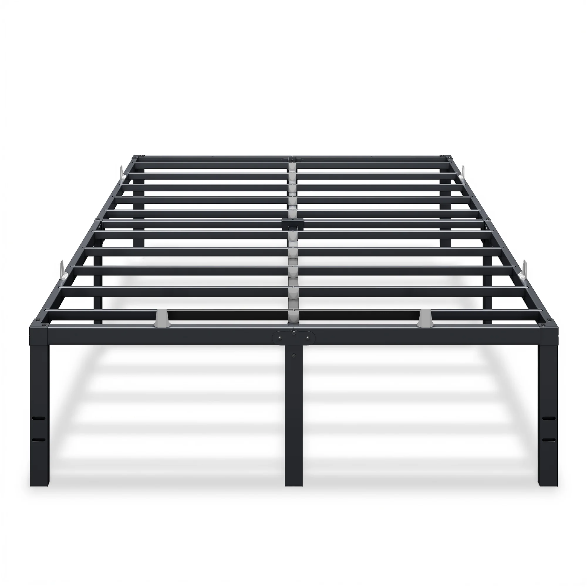Heavy duty metal bed frame with underbed storage - Image 2