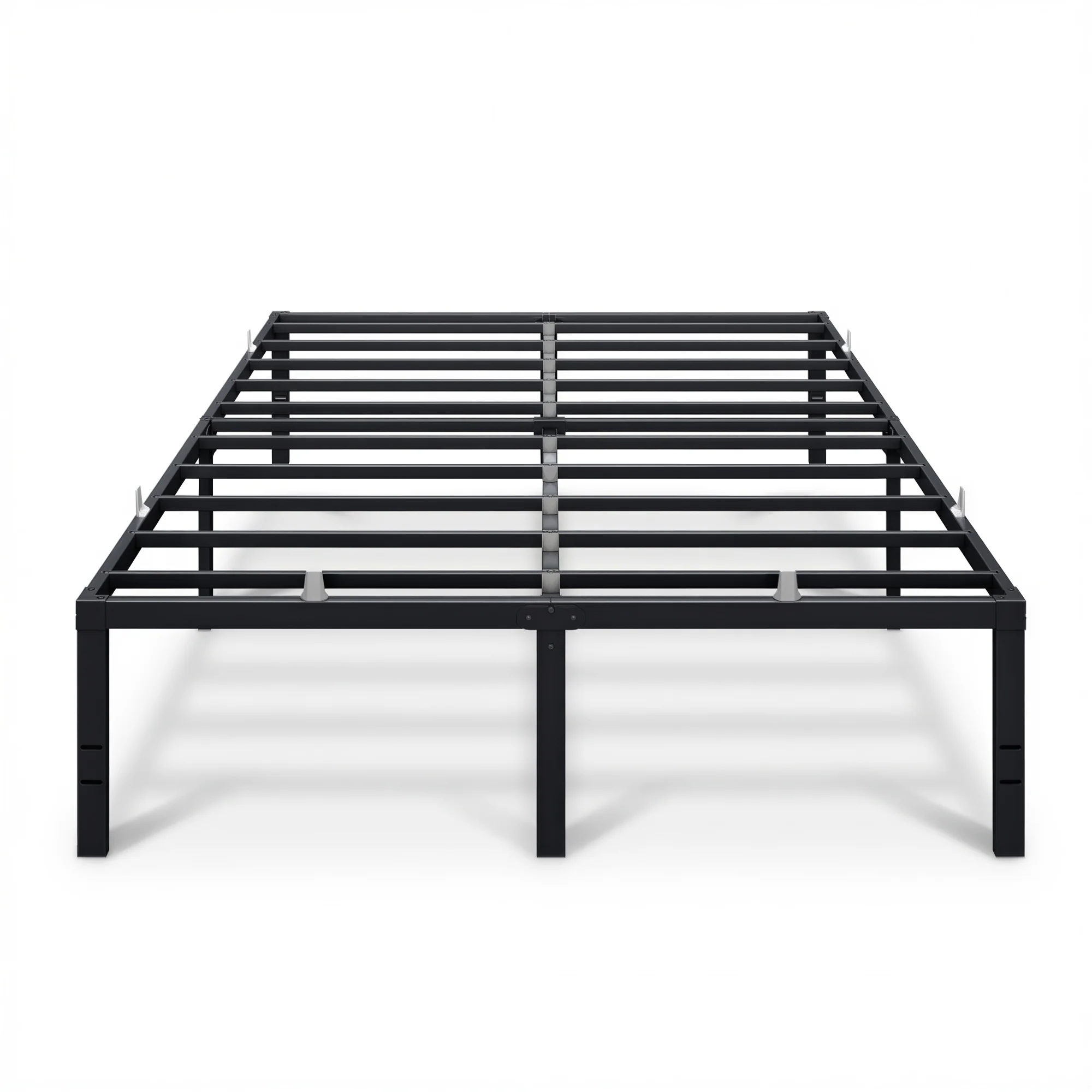 Heavy duty metal bed frame with underbed storage - Image 3