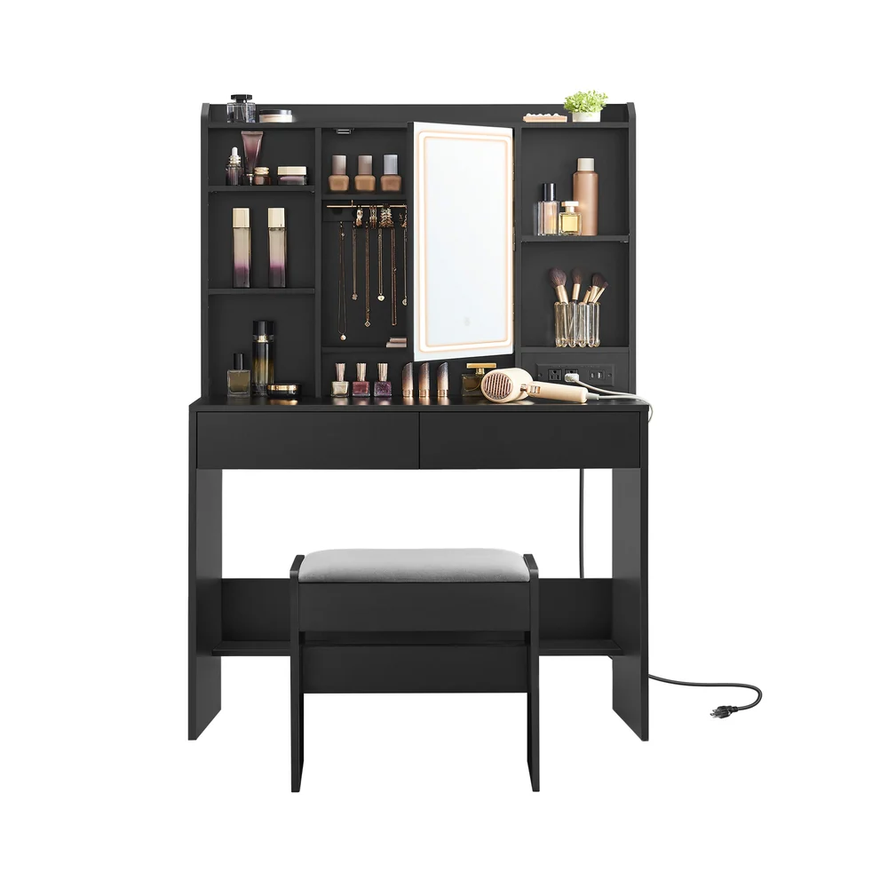 Kailyn Collection - Vanity Desk with Dimmable LED Lights - Image 4