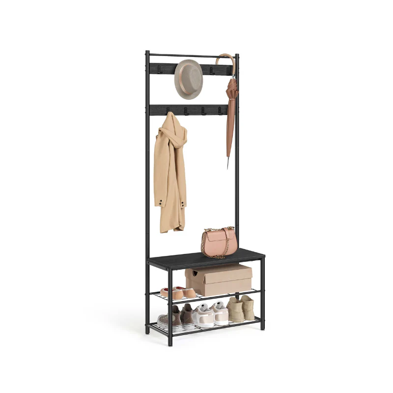 Coat Rack with Shoe Bench - Image 3